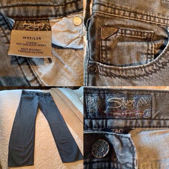 Silver Jeans Other - Designed in Canada SILVER Jeans Men W33xL34 Gray wash